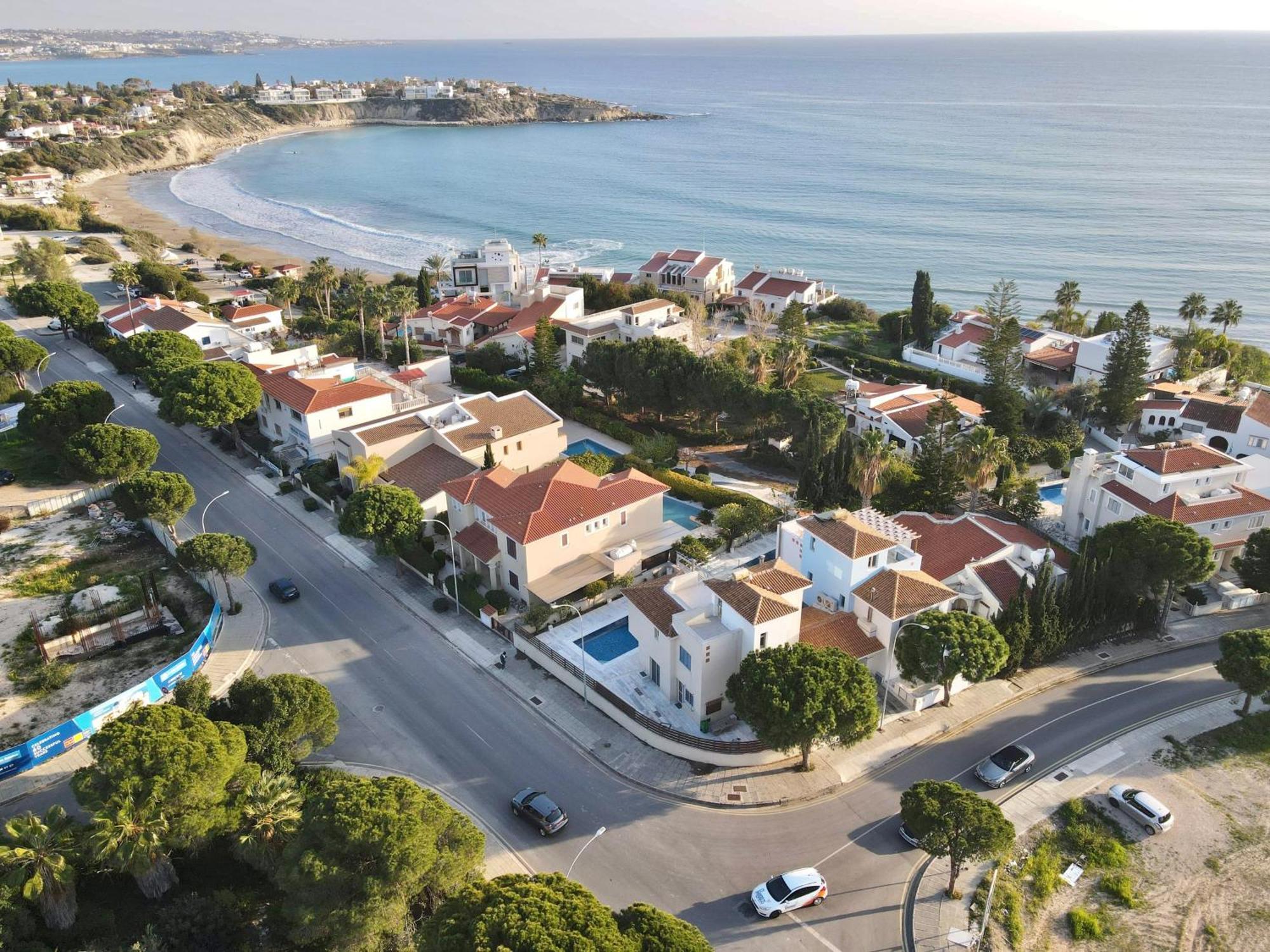 Coral Azure Villa Paphos Buitenkant foto